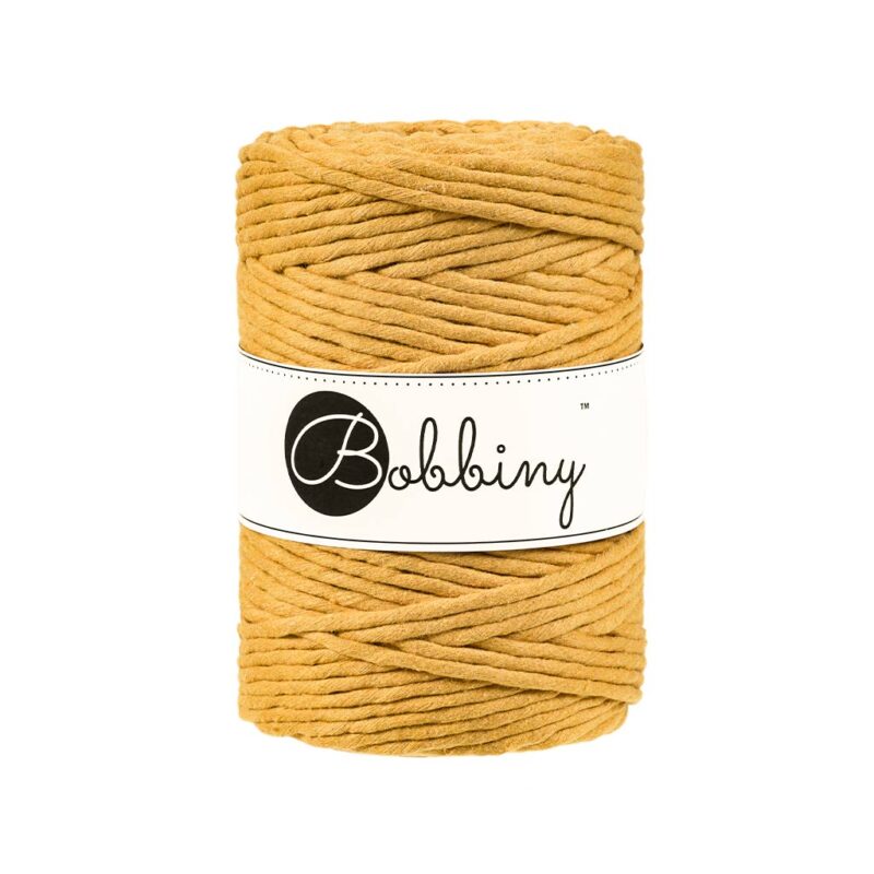 Mustard: Macramé cord 5 mm