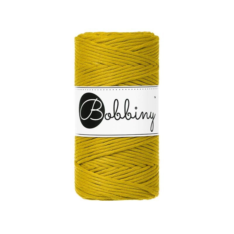 Spicy Yellow: Macramé cord 3 mm