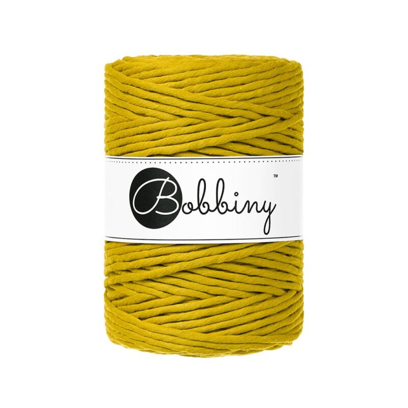 Spicy Yellow: Macramé cord 5 mm