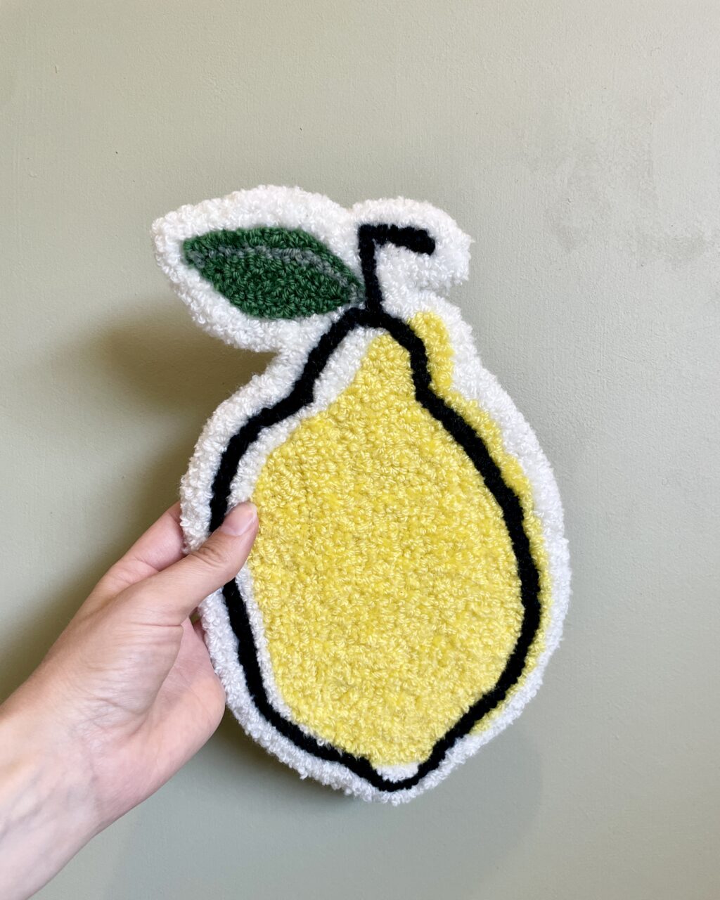 Tuftet vægophæng – Gul citron